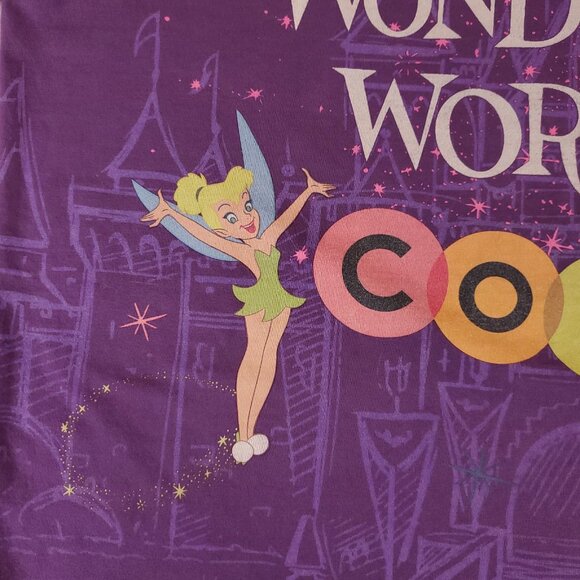 NWT Disney 100 Mens XL Tinker Bell Walt Disneys Wonderful World of Color T-shirt - Picture 6 of 15